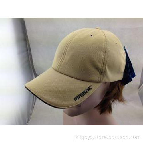 Moisture Wicking Mesh Running Hats Man Khaki Golf Cap With